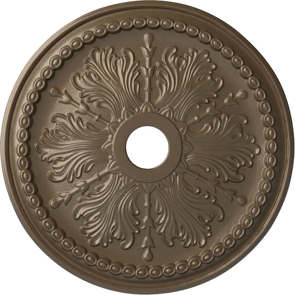 Ekena Millwork Winsor Ceiling Medallion (Fits Canopies up to 4"), 27 1/2"OD x 4"ID x 1 1/2"P, Warm Silver CM27WIWSS - main
